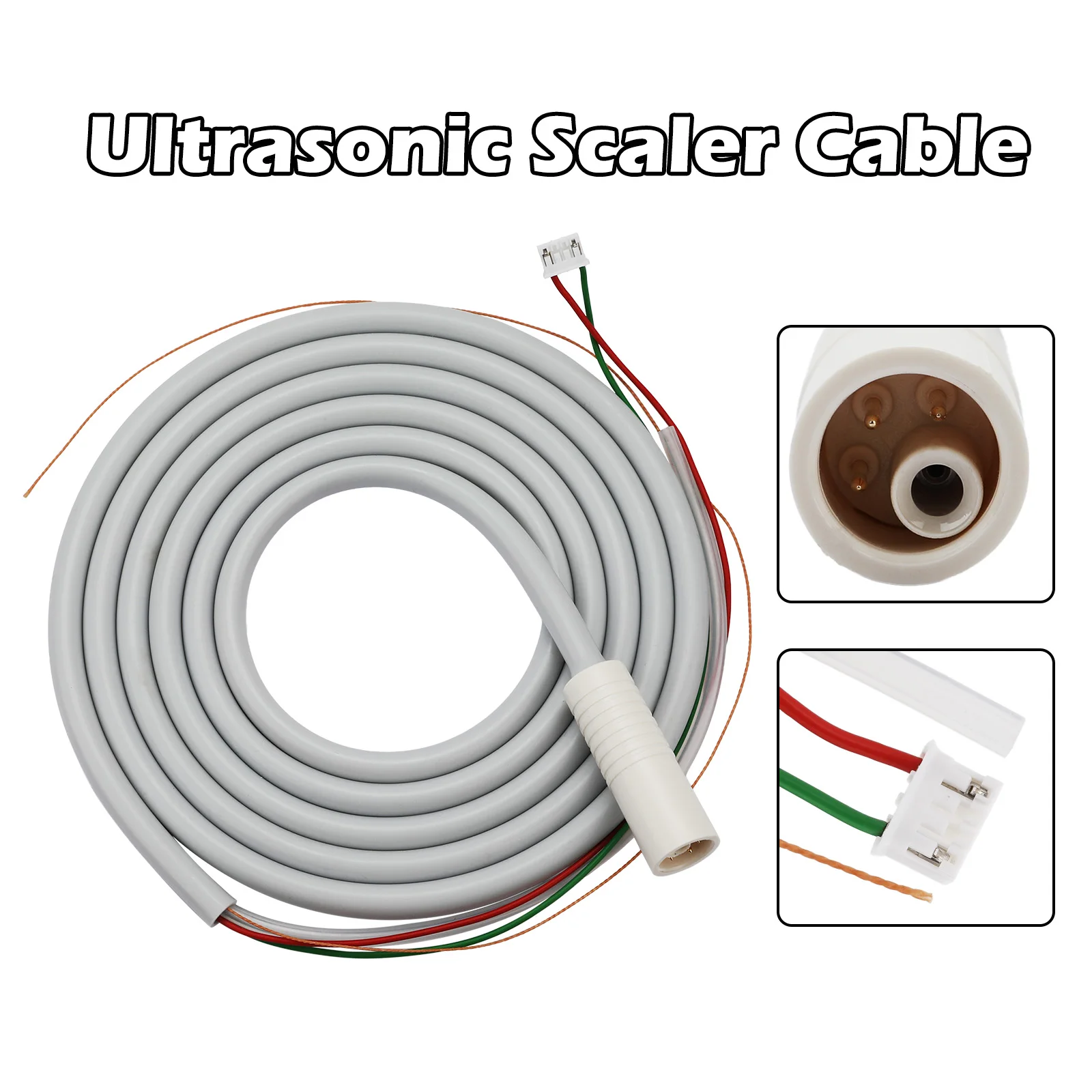 Dental Piezo Ultrasonic Scaler Handpiece Cable Tubing Tube Hose Fit EMS/WOODPECKER/DTE Without LED