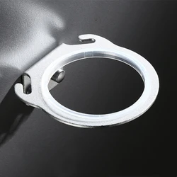 Space Aluminum Wall Mounted Hair Dryer Holder Rack Hanger Home Bathroom Hairdryer Storage Shelf Organizer Hanging Rack 8cm NEW