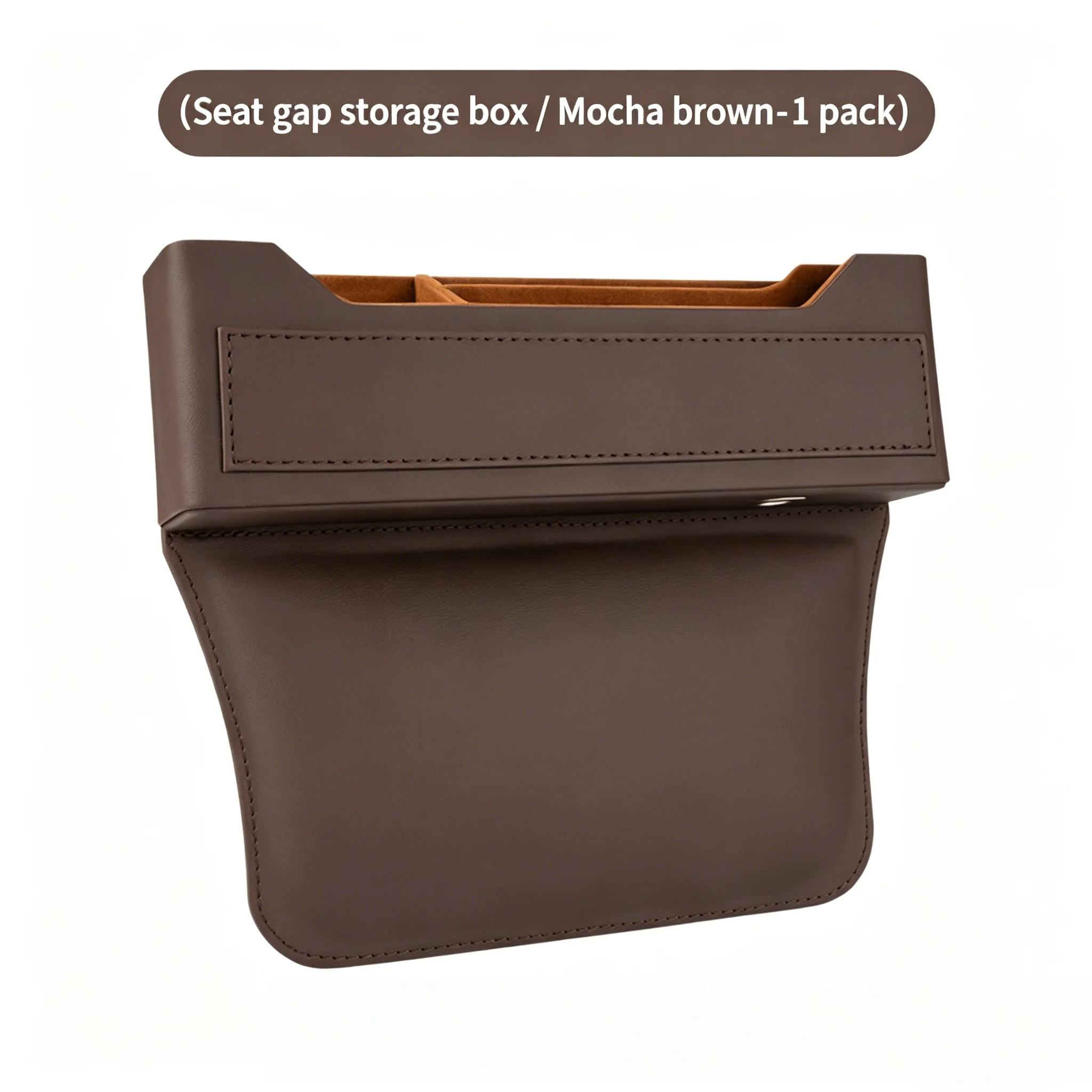 Car Seat Gap Filler Organizer, for Hyundai i40/Ioniq/ix20/ix35/Matrix/Terracan/Trajet, Front Console Side Pocket with USB Chargi