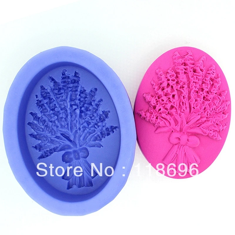 

PRZY lavender silicon soap mold Cake decoration mold Cake mold manual soap mold NO.SO-026