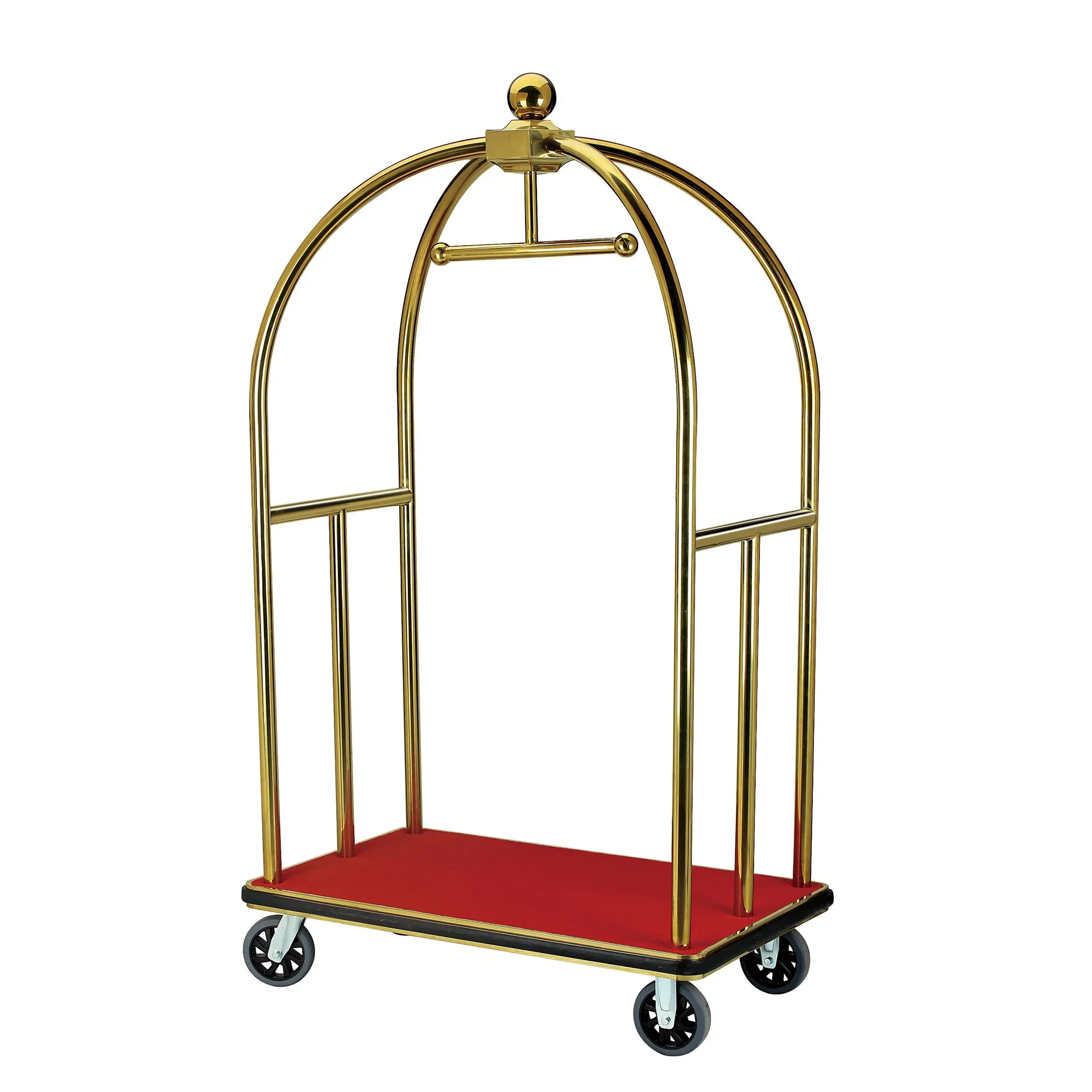 High Quality Luggage Cart For Hotel Luggage Trolley Cart Metal Push Luggage Carts Cheap Price