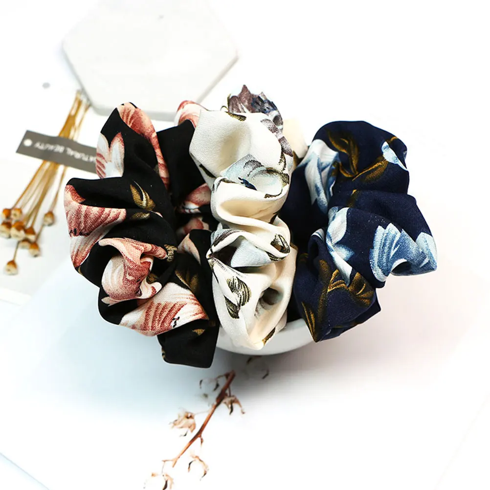 

3 Pcs Hair Bands Ponytail Accessories Hairbands Ties Elastics Scrunchy for Women's Cloth Holders