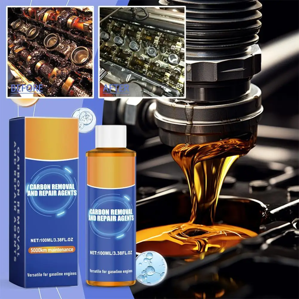 Car Engine Carbon Removal Repair Agent Highly Effective Auto Engine Anti-Wear Protectant Engine Oil Noise Reduction Anti-Shaking