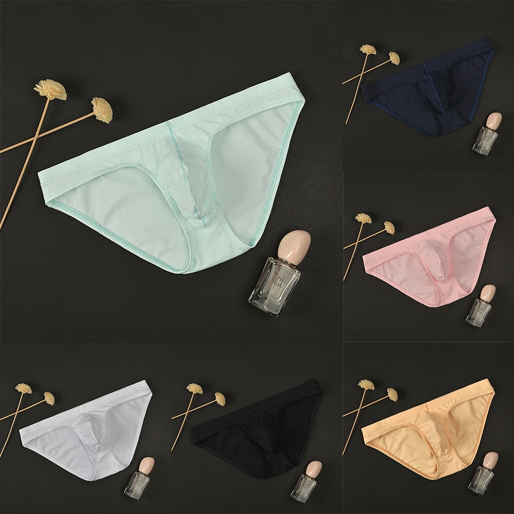 

Мужские прозрачные трусы, хлопковые трусы впитывающие пот, мужское нижнее белье, дышащие трусики с низкой посадкой