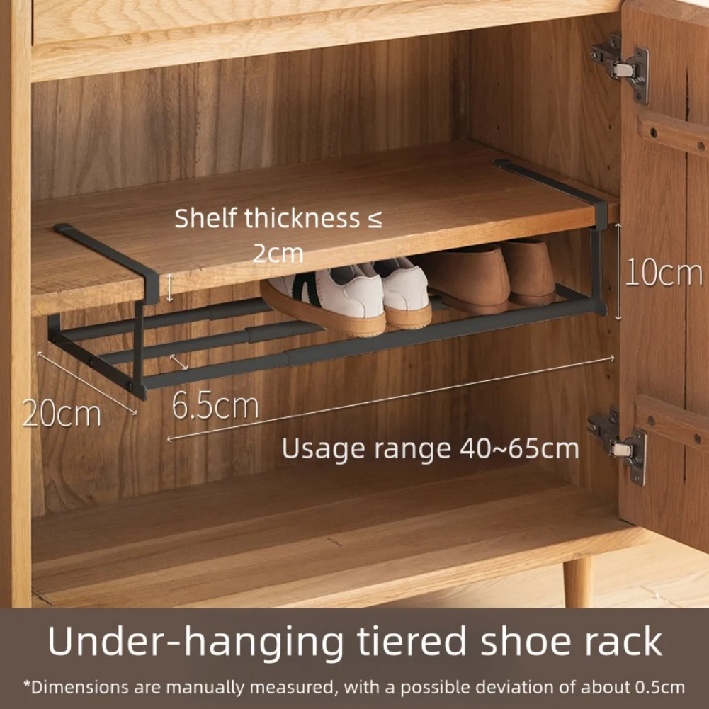 

Adjustable Shoe Rack Hanging Cabinet Storage Rack Home Telescopic Storage Rack Home Improvement Hardware Parts For Home