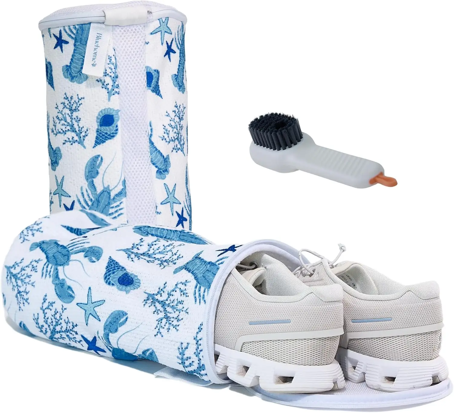 

Shoe Washing Machine Bags (2-Pack) – Protective Mesh Laundry Bags for Shoes, Includes Sneaker Brush