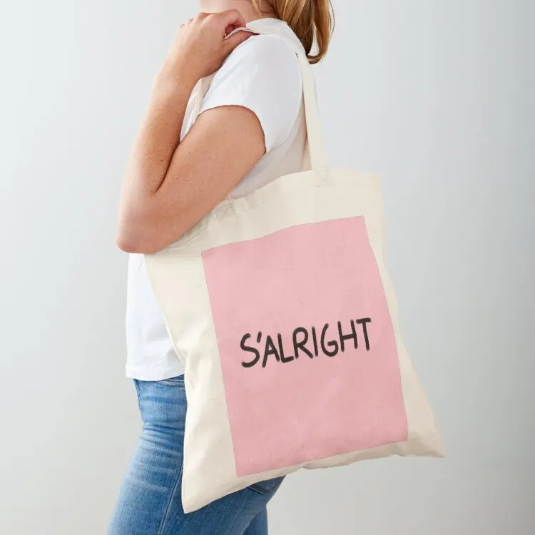 

S’alright Tote Bag tote bag men's shopping bags foldable hand bag ladies