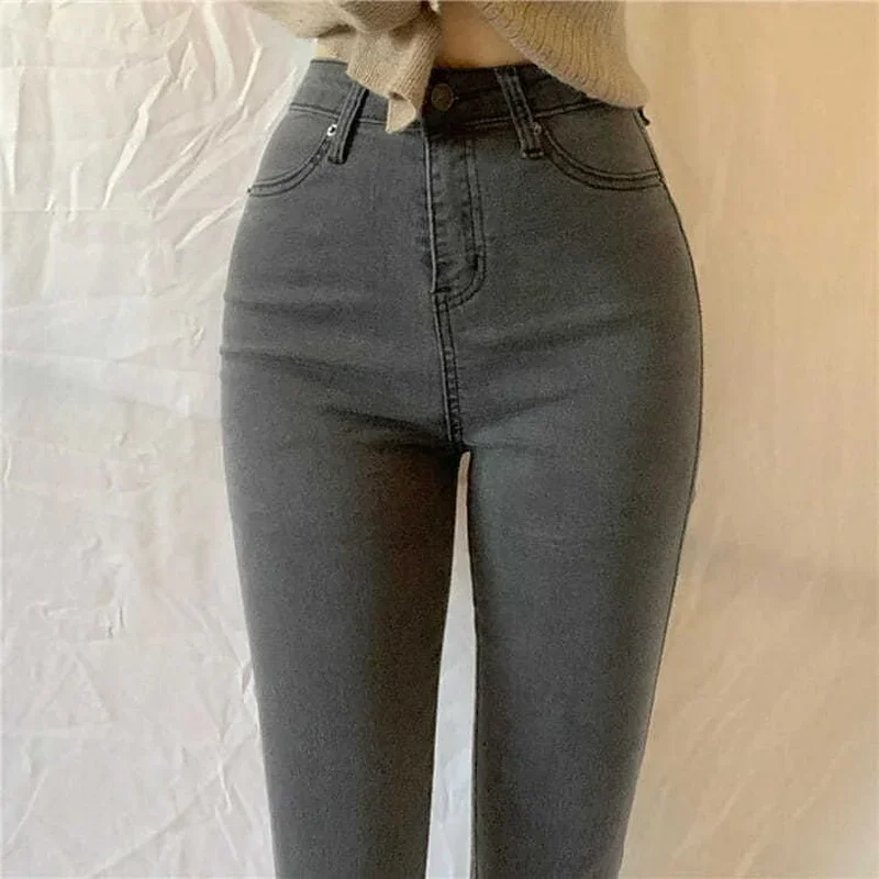 Open-Crotch Pants Invisible Zipper  Jeans Ladies Fashion Outdoor Sex Women Jeans  Pants  Blue Jeans For Women