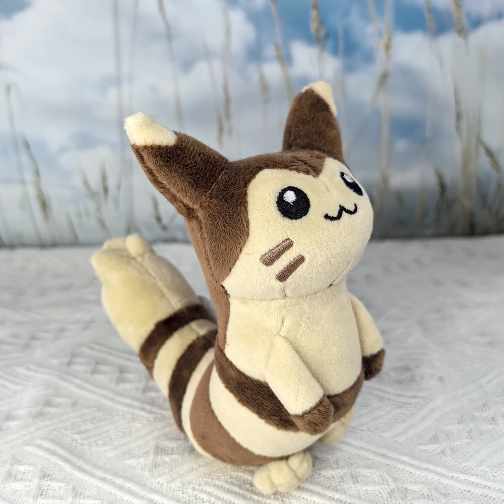 Pokemon LEGENDE Furret Eekhoorn 6 "knuffel, Nintendo Switch Game Scarlet Violet Sword Shield Knuffeldier Cartoon Pop Teddy