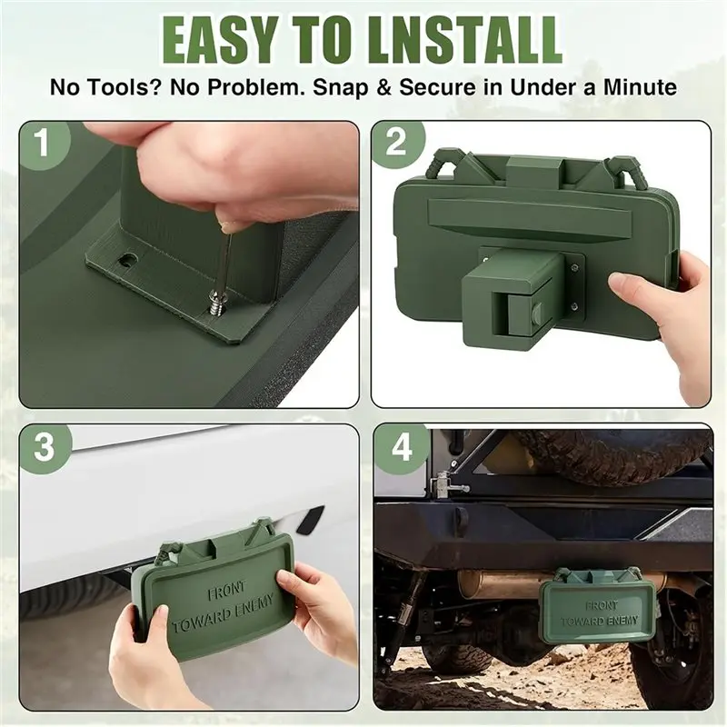 NEW-Funny Trailer Hitch Cover 3D Printed For Tactical 2 Inch Receiver For Trucks SUV Tow Hitch Cover