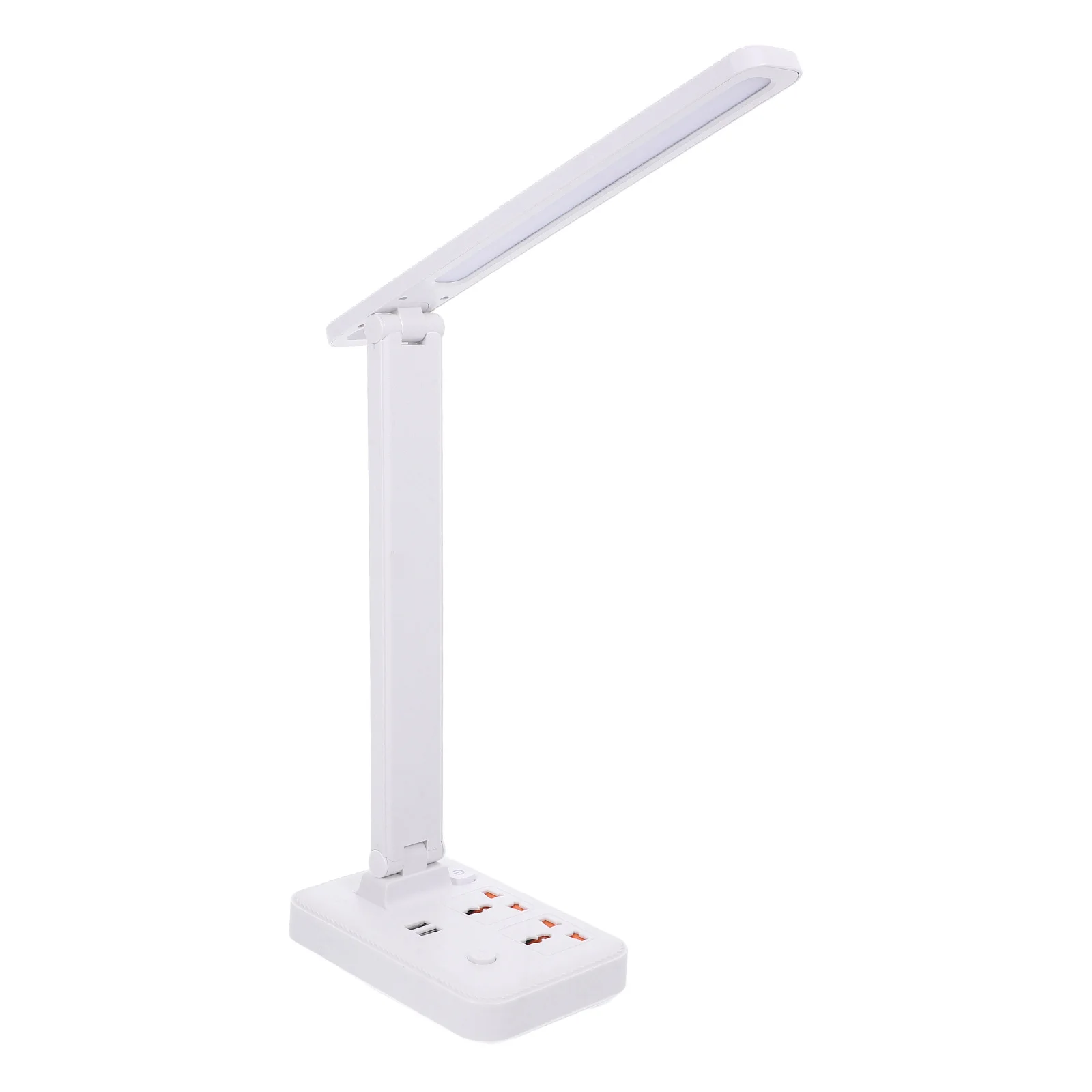 

Adjustable Brightness LED Desk Lamp Dimmable Eye Protection USB Charging Outlet Foldable Angle for Home Office Dorm Study