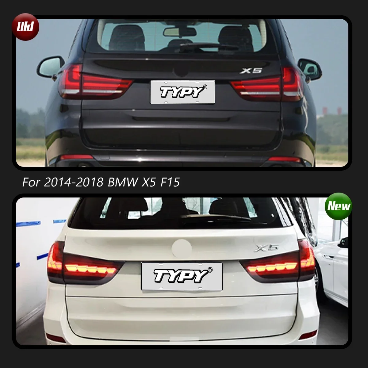 

TYPY New LED Tail Lamp Upgrade Modified For BMW X5 F15 2014-2018 Taillight Dynamic Signal Tail Lamp Auto Accessories