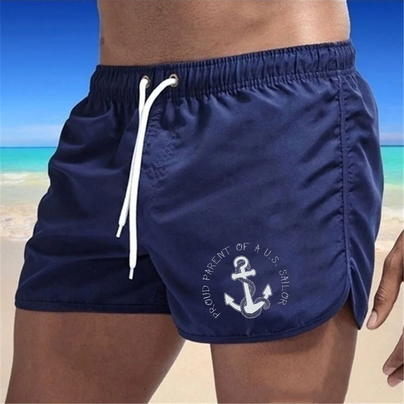 Pantalones cortos de playa para hombre, ropa de baño de diseñador, estampado, informal, a la moda, Verano