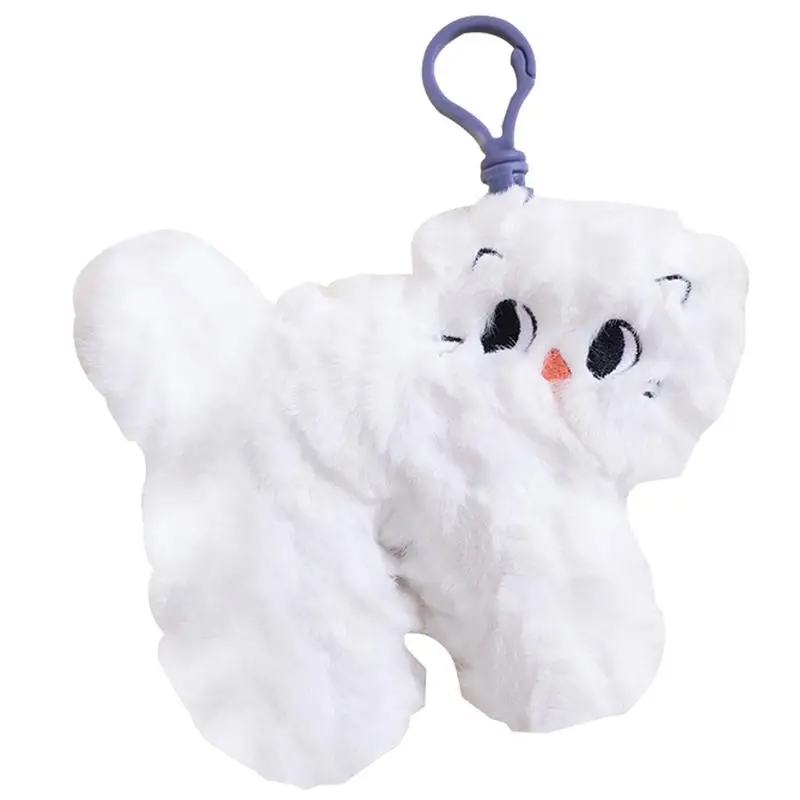 12cm Cute Plush Doll Cat Doll Toys Pendant Cute Plush Keychain Bag Pendant Christmas