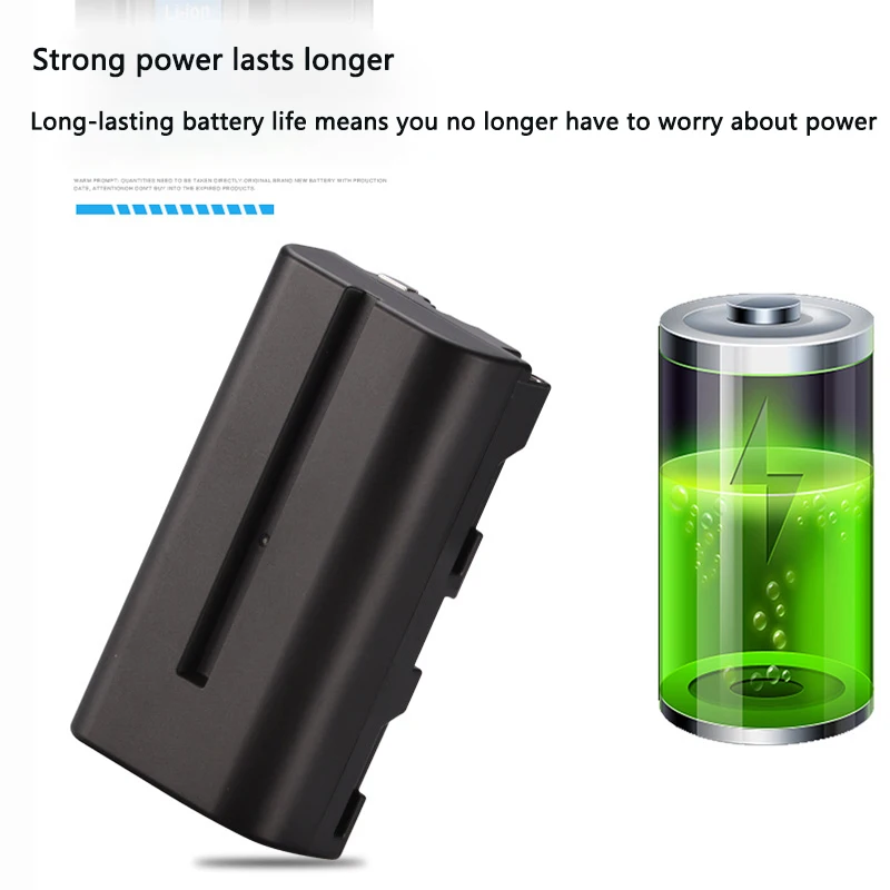 PURFIELD 7.2V 2600mAh NP-F550 NP-F570 Rechargeable Camera Battery Compatible For Sony NP-F330 F530 F730 F750 CCD-TRV81 CCD-RV100