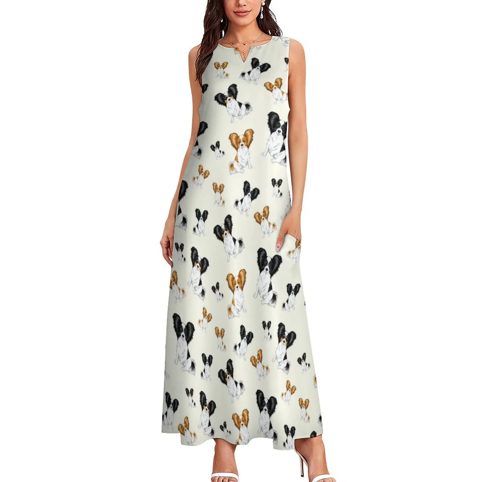 Papillons, handle it! White Long Dress summer dress women 2025 Women long dress Women's long