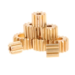 0.5M Modulus 8T 9T 10T 11T 12T 14T 15T 16T Teeth Copper Transmission Gear For Remote Control Aircraft RC Car Model Gear Box New