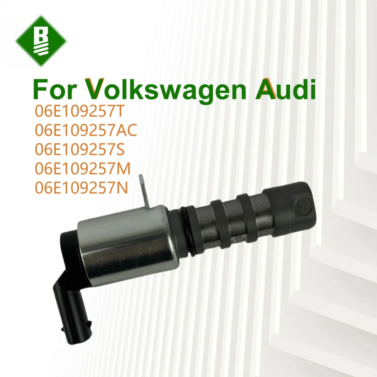 La válvula de control del árbol de levas del motor 06E109257T es adecuada para Audi A4 A6A8 Series/para Volkswagen Beetle Golf Jetta y otros modelos