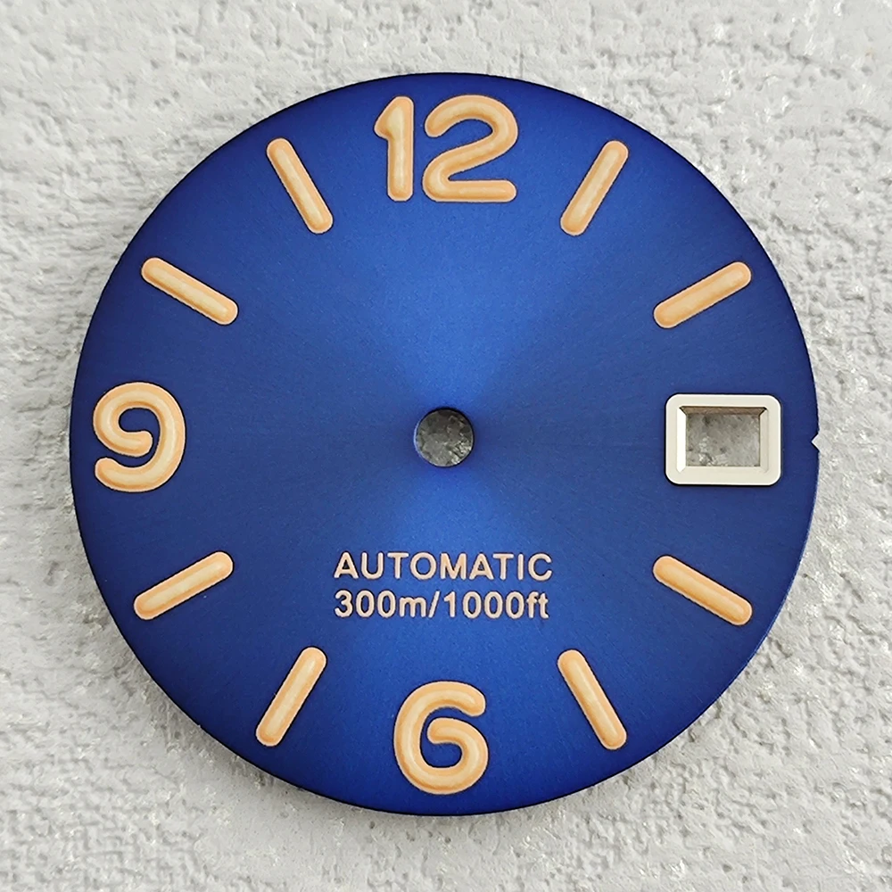 Quadrante NH35 da 28,5 mm Quadrante luminoso super verde per movimento NH35/NH36 Quadranti modificati Orologi di ricambio Accessori