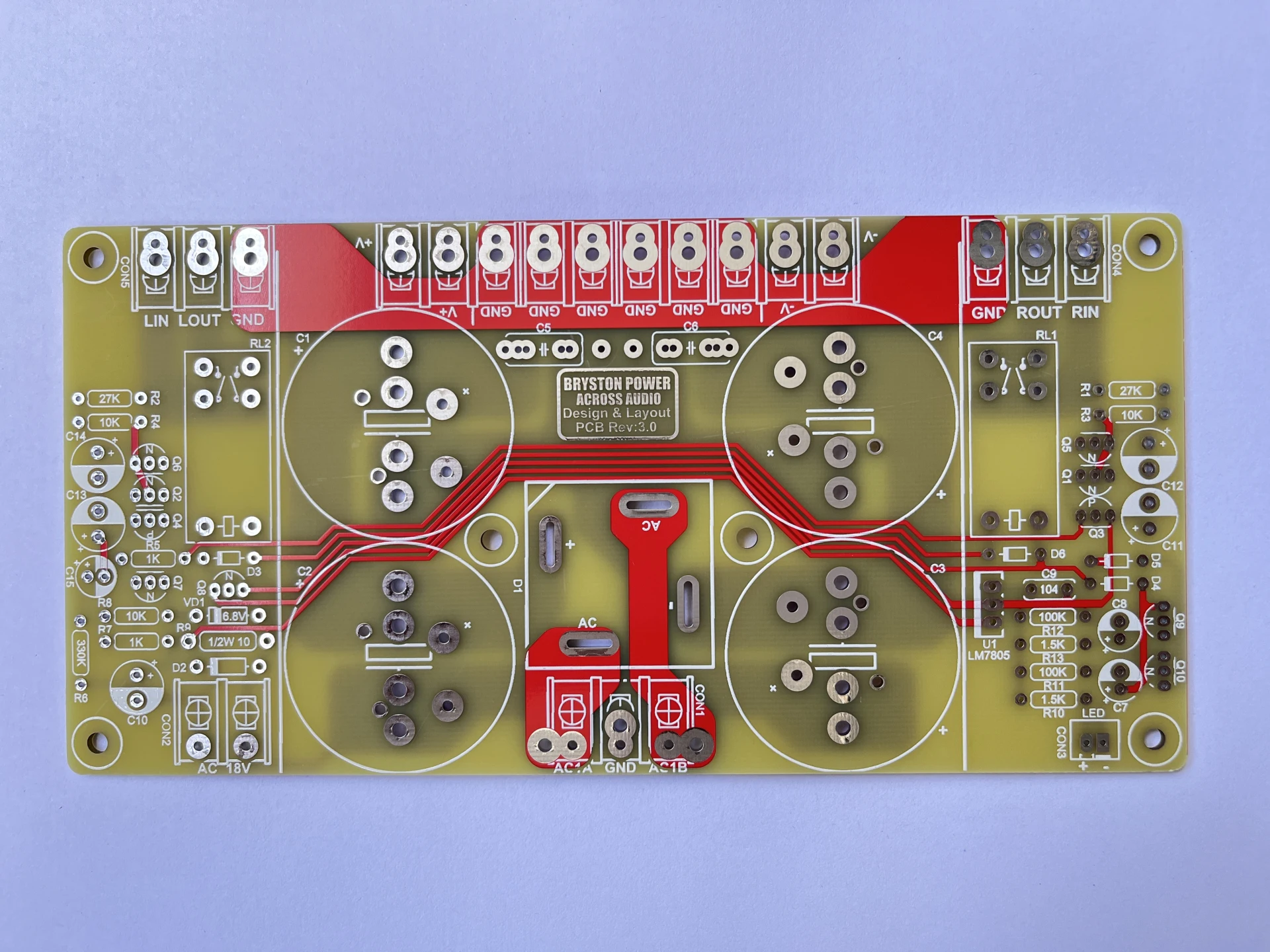 One Set BRYSTON 3B SST2 Amplifier Circuit PCB Bare Board