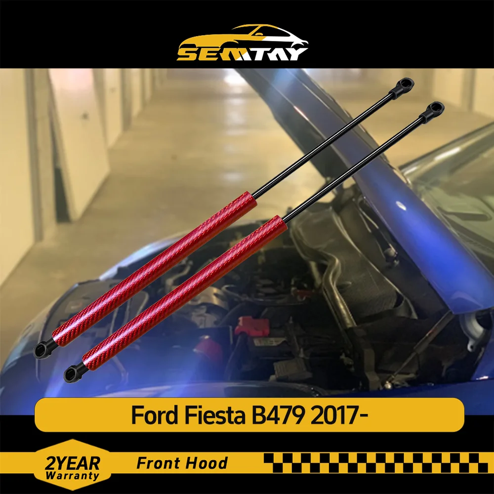 

Стойки капота SEMTAY, совместимые с 2017- Ford Fiesta B479, опора подъема капота, пружинный амортизатор