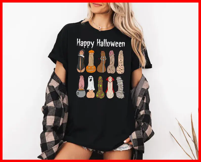 Happy Halloween, Celebrity Approved Halloween Black Cotton T-Shirt S-5XL