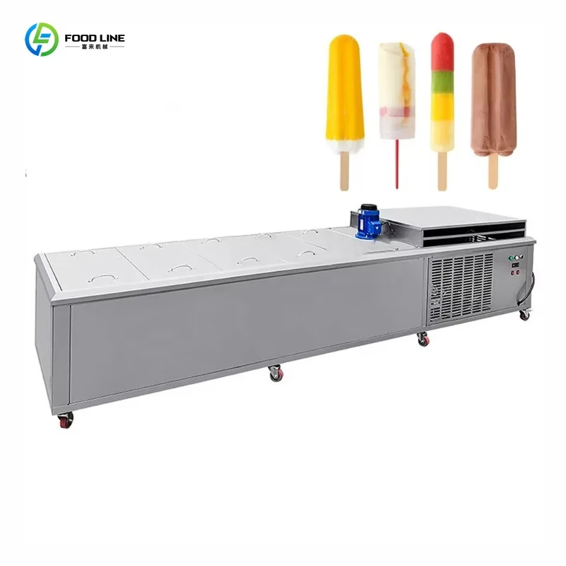 Customized Automatic Ice Pop Machine 18 Molds Popsicle Making Machine Ice Cream Machine