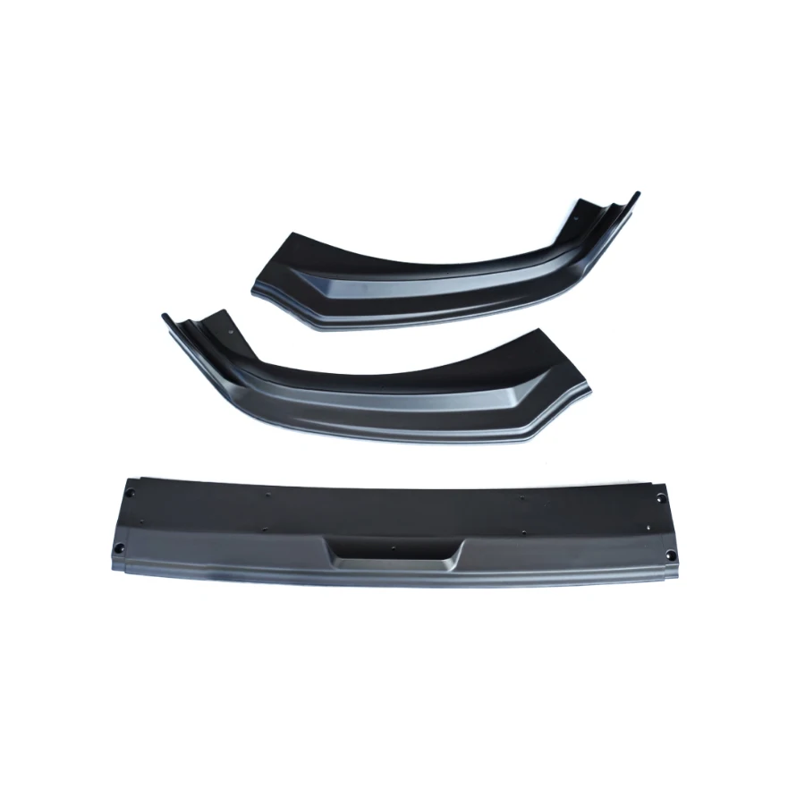 For FORD Electric Mustang Mach E 2021 To 2024 Tuning Body Kits Abs Gloss Black Exterior Part Front Bumper Lip Spoiler Splitter