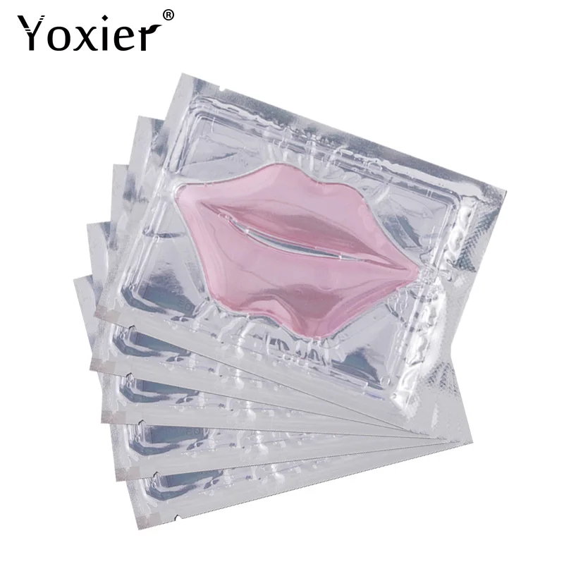 Lip Mask Moisturizing Long Lasting Anti-Wrinkle Anti-Aging Anti-Crack Deep Nourish Repair Hydrolyzed Collagen Skin Care 5Pcs