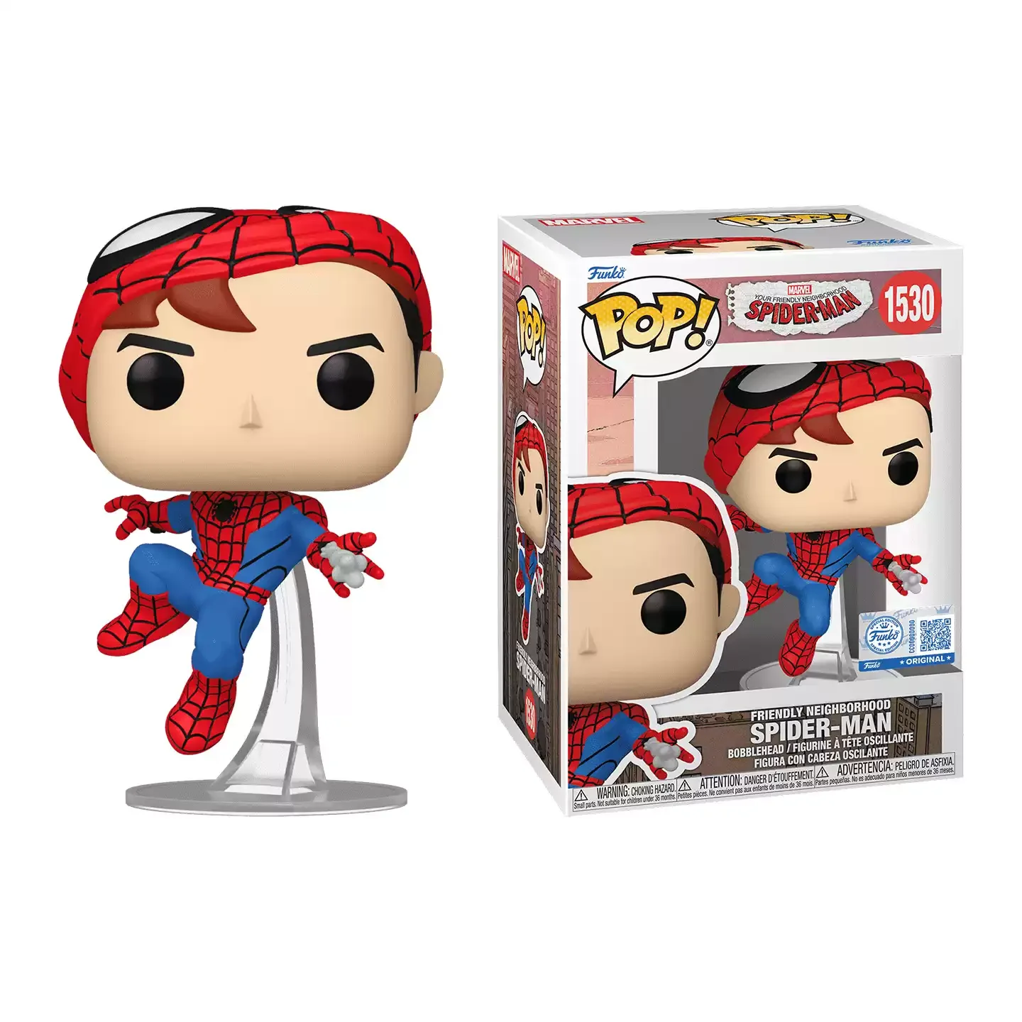 

Marvel Funko Pop Comics & Superheroes Spider-Man Exposed Version Peripheral Figurines Toys for Boys Gift Collectible Ornaments
