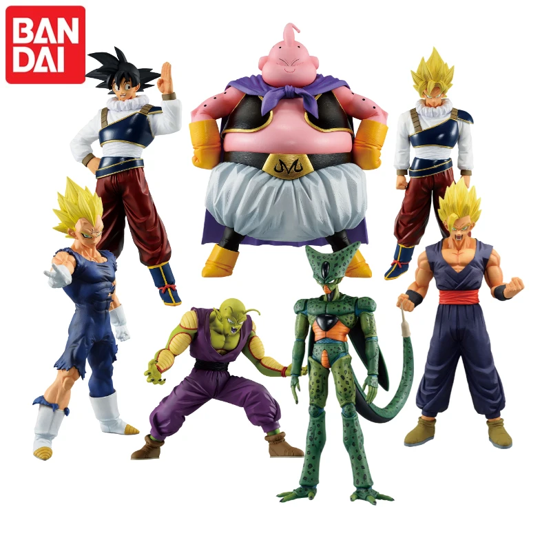В наличии! Коллекционные фигурки Bandai Dragon Ball Ichiban Kuji: Судьбоносная Битва ULTRA — Гоку, Гохан, Селл, Фат Буу. Аниме-фигурки, игрушки.