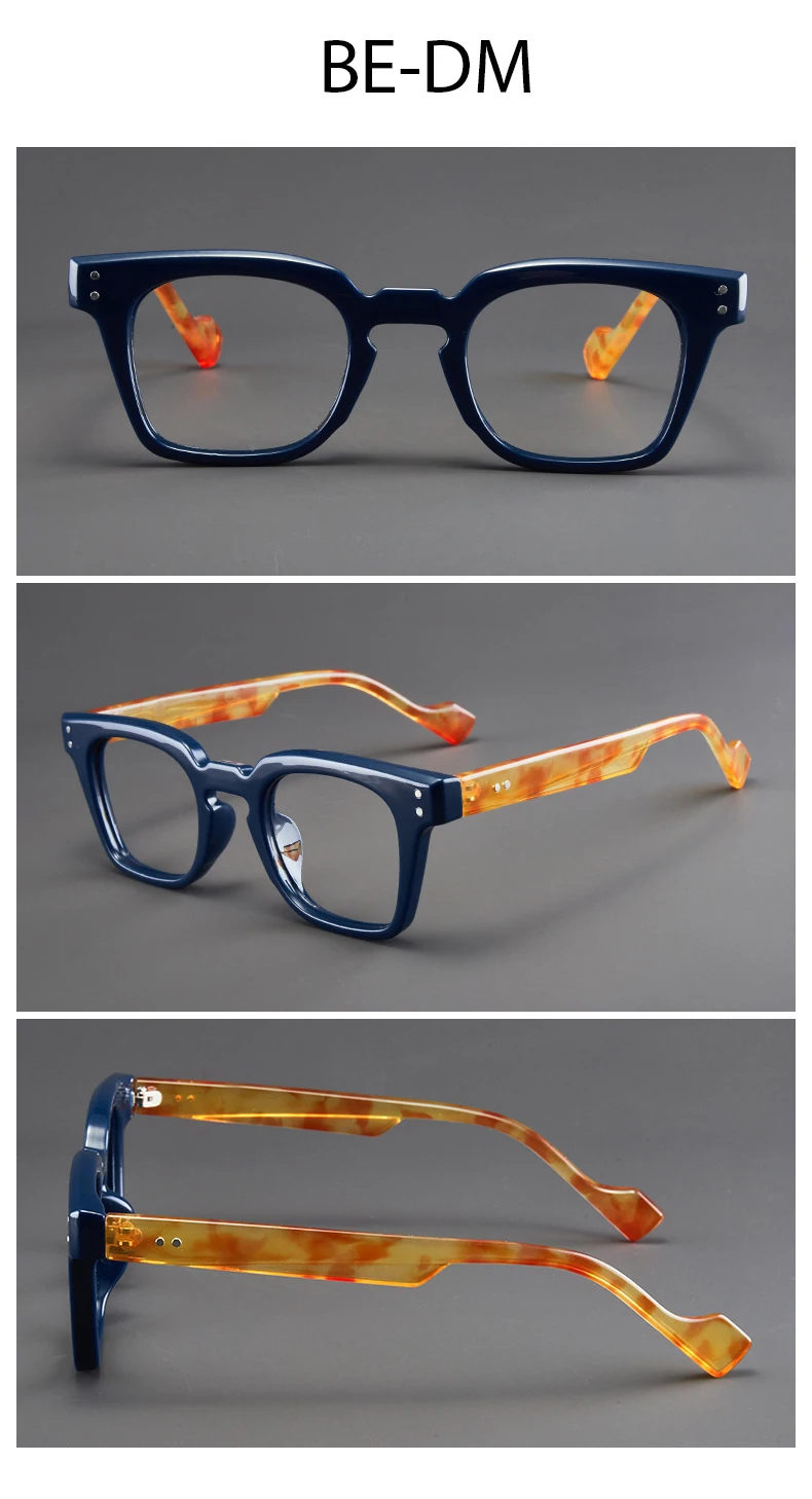 1.0-4.0 Modische Anti-Blaulicht-Lesebrille mit Retro-Rechteckrahmen HD Vision Unisex-Design – Detail 4