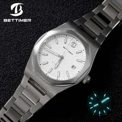 BETTIMER 2024 Men's Automatic Mechanical Watch PT5000 Sapphire Stainless Steel Waterproof Mechanical Wristwatches reloj hombre