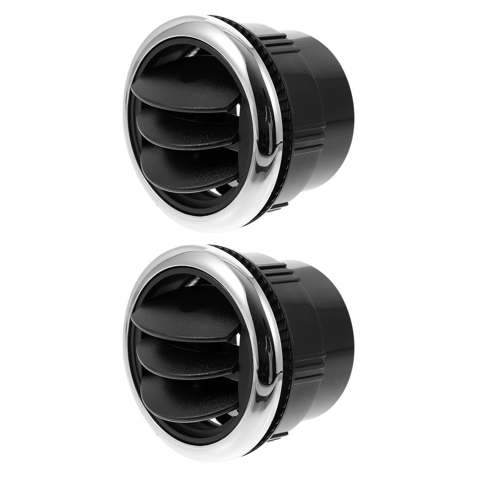

2pcs Bus Air Conditioning Vent Round Air Outlet Durable ABS Material Adjustable Wind Direction RV Supplies Vehicle Decoration