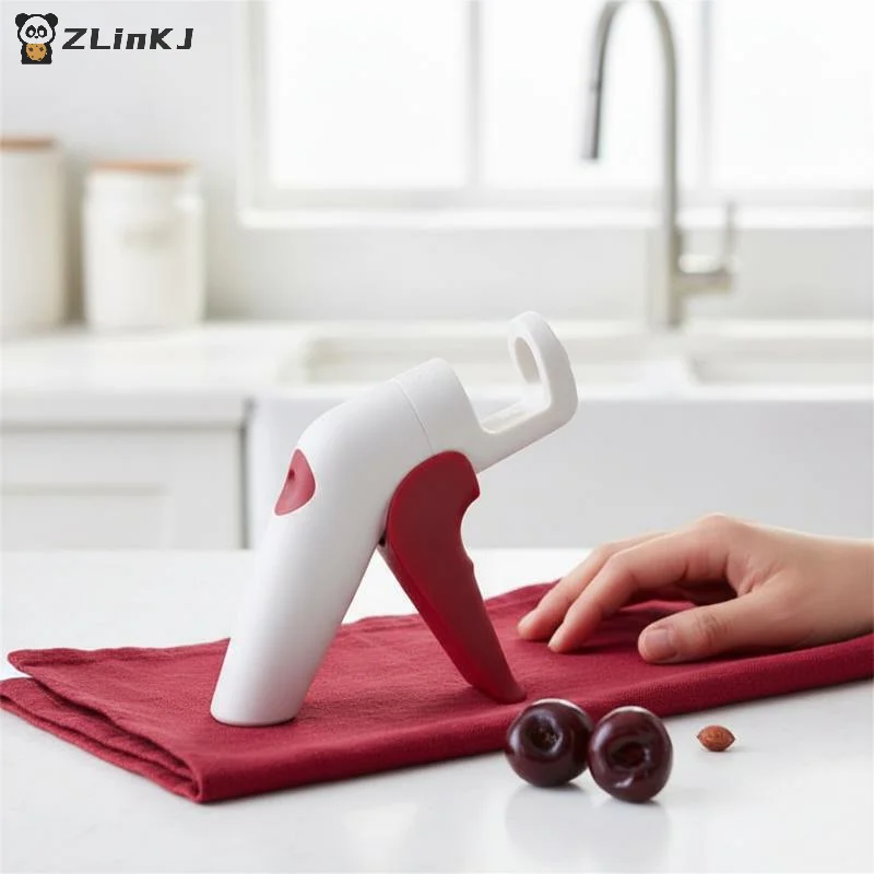▶1Pcs Household Cherry Red Date Hawthorn Pitting Machine, Multifunctional Fruit Core Remover Kitchen Gadget
