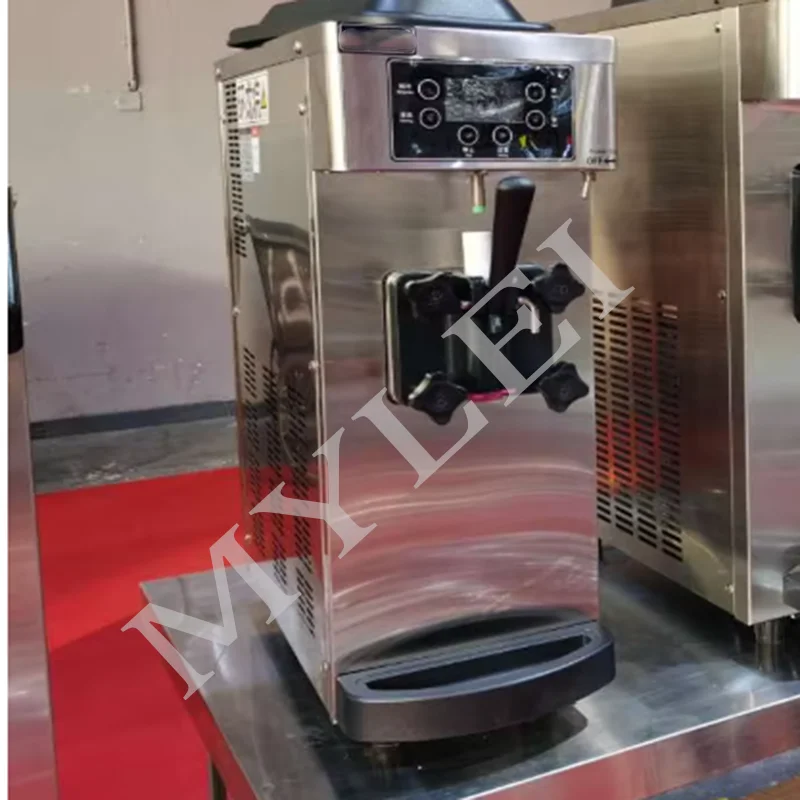 Commercial Use 1 Head Automatic Ice Cream Machine New Soft Serve for Restaurant Made Fruit Raw Material