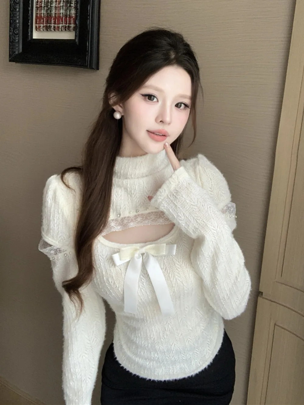 

Свитера Джемперы Пуловеры Женские Oversize Вигляд ручной работы Концертный фестиваль Ежедневная рок-группа Альтернатива Панк Гранж Y2K BF Леопарды