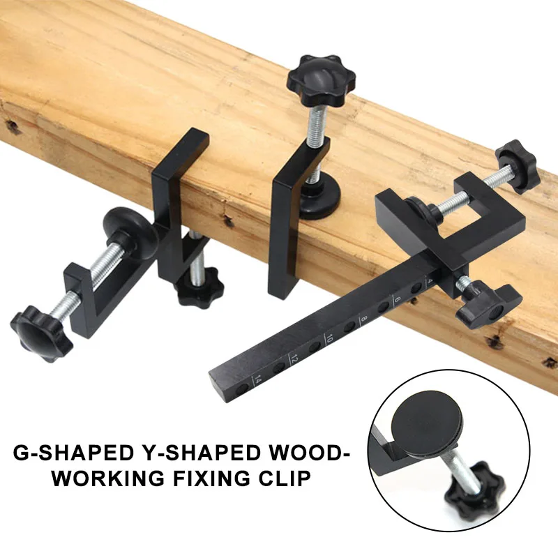 

Adjustable Extended F-shaped Clamp Woodworking Fixing Rubber Sleeve Y-shaped Positioning Iron Clamp DIY G-shaped Tool Accessory