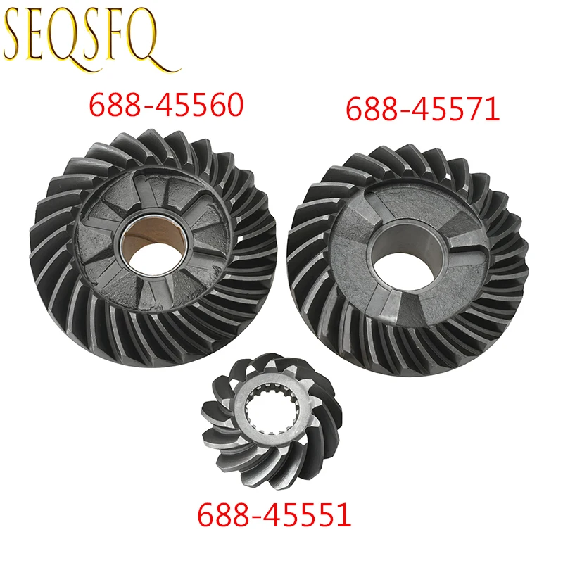 

688-45551 Gear Kit 688-45560 688-45571 For Yamaha 2 Stroke 75HP 85HP 90HP Outboard Motor 688-45551-00 688-45571 Accessories