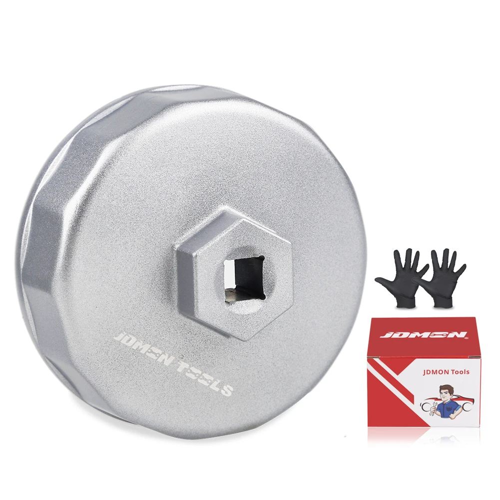 

74mm 14 Flute Oil Filter Wrench Cap Housing Tool for Mercedes Benz, Audi, Volkswagen, Porsche, Mazda, Chrysler, Ford