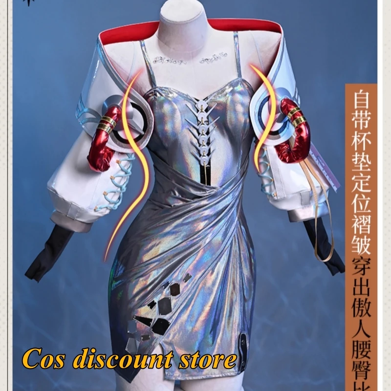 

Hissabeth Cosplay Reverse:1999 Costume Anime Women Fashio Slip Dress Adults Evening Party Dresses Halloween Comic-con Party Suit