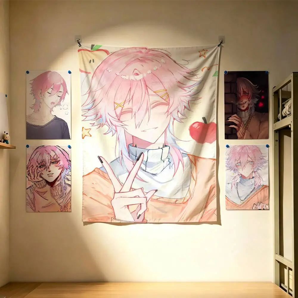 

Sano Nagi Ren Flags Wall Hanging Background Art Banner for Bedroom Home Outdoor Decor