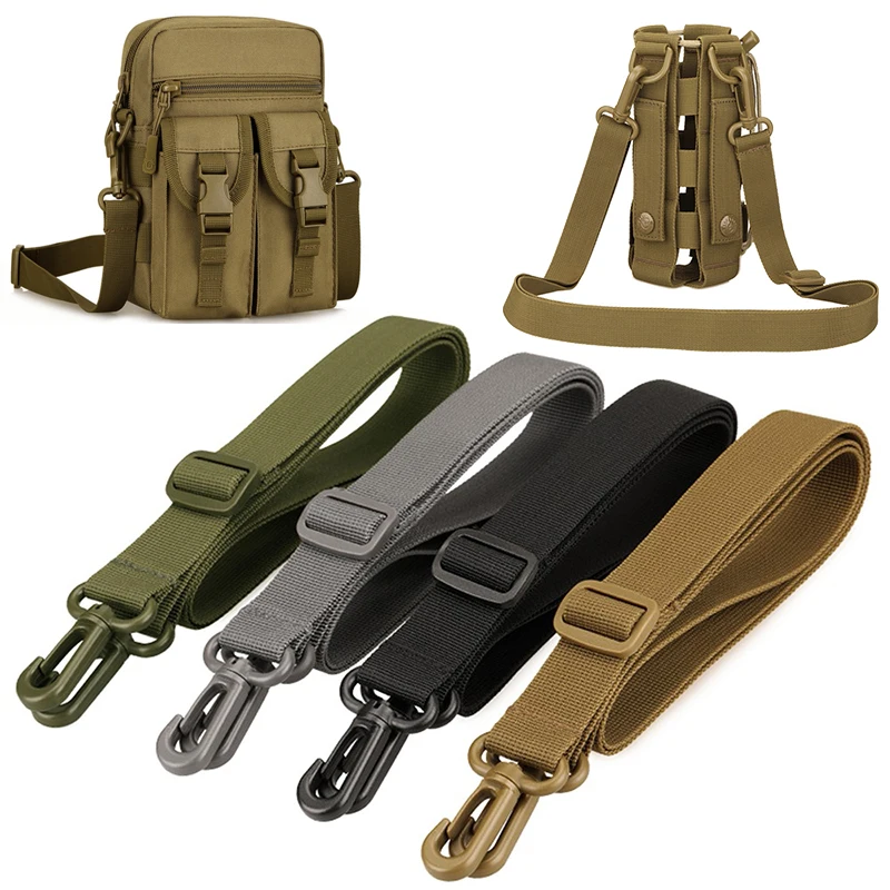 3.8x155cm Shoulder Strap for Sports Bag Adjustable Waterbottle Strap Replacement Backpack Belt Outdoor Hunting Acssessories