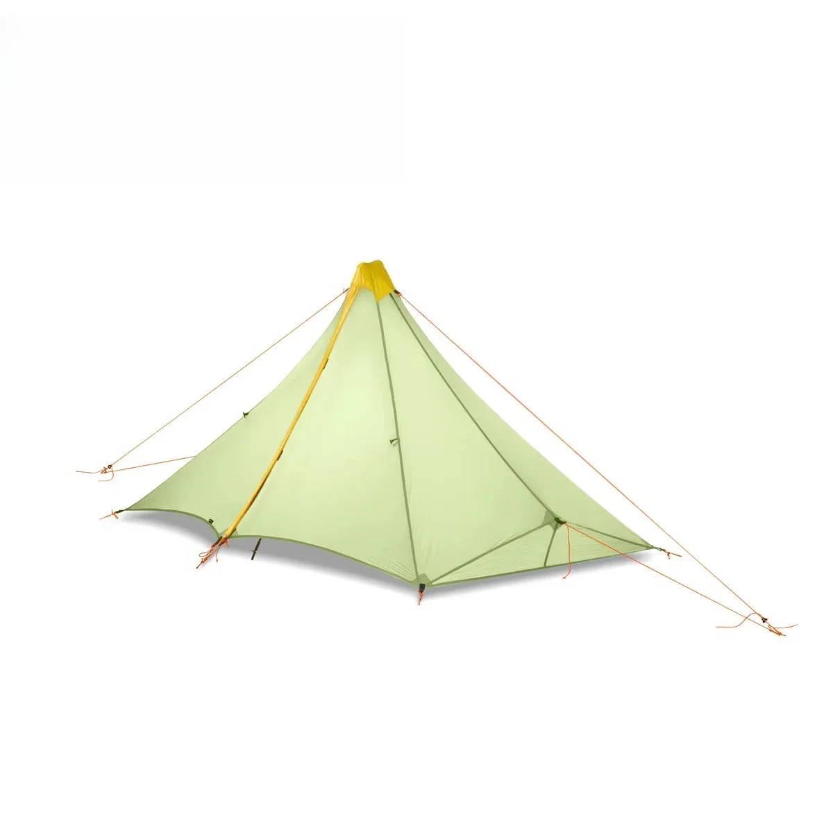 One-bedroom, foldable, pyramid tent, outdoor, four-season tent, single-tier tent