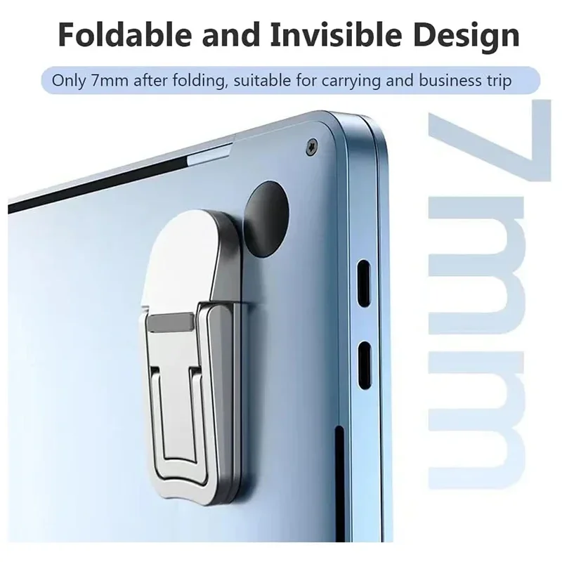 2PCS Adjustable Laptop Riser Cooling Bracket Portable Foldable Stand for Laptops And Tablets - Height Elevator Bracket