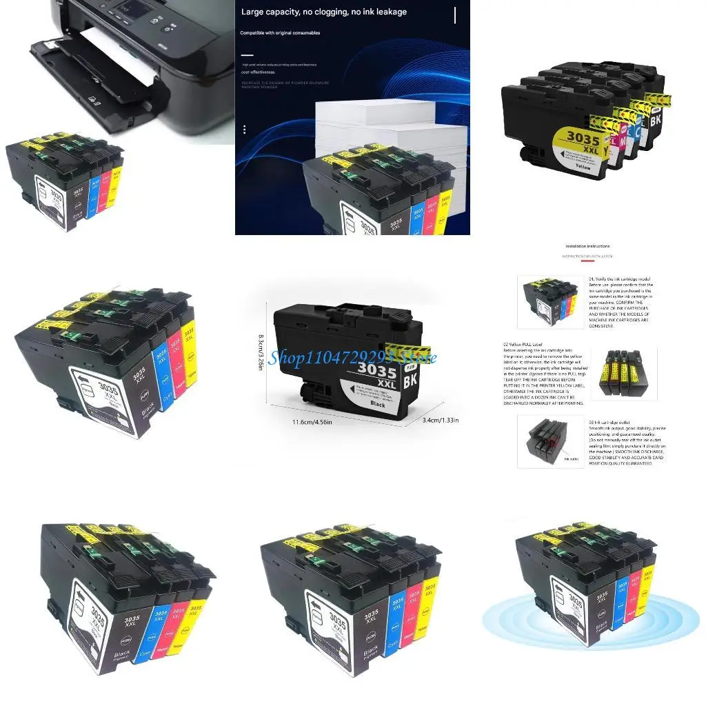 

Y2GD High Efficiency Printer Cartridges Leak Proof Design ABS Use