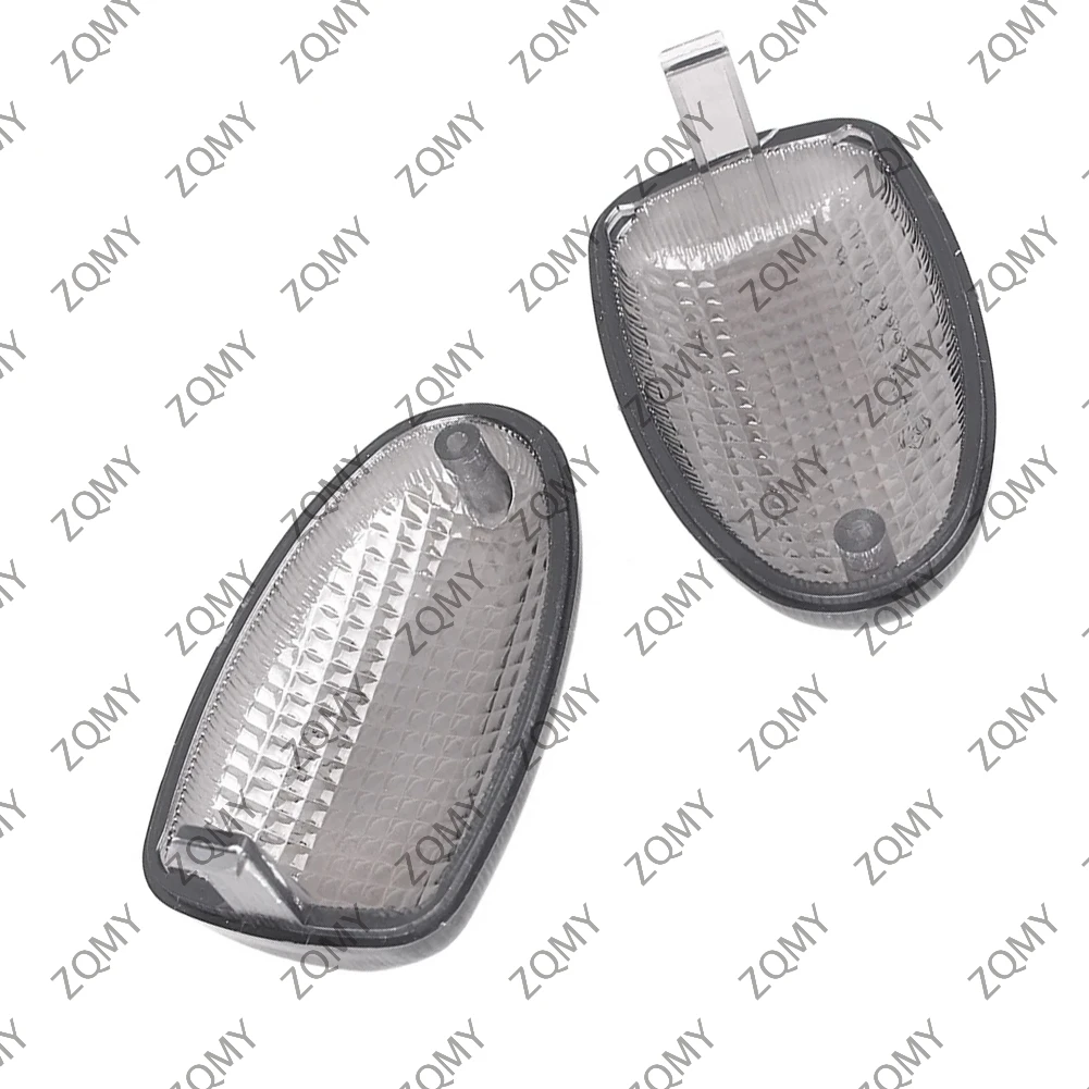 2Pcs E-Mark Motorcycle Turn Signals Light Lamp Indicator Blinker Lens Cover for BMW K1200RS 1997-2004 & R1150R R1150GS R1200C
