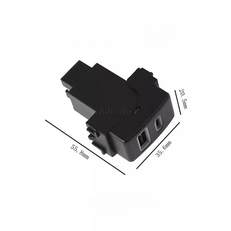 

1 шт. для Nissan SYLPHY TEANA PATROL Y62, переоборудованное автомобильное зарядное устройство QC3.0, кабель-адаптер для зарядки телефона с двойной зарядкой USB типа C