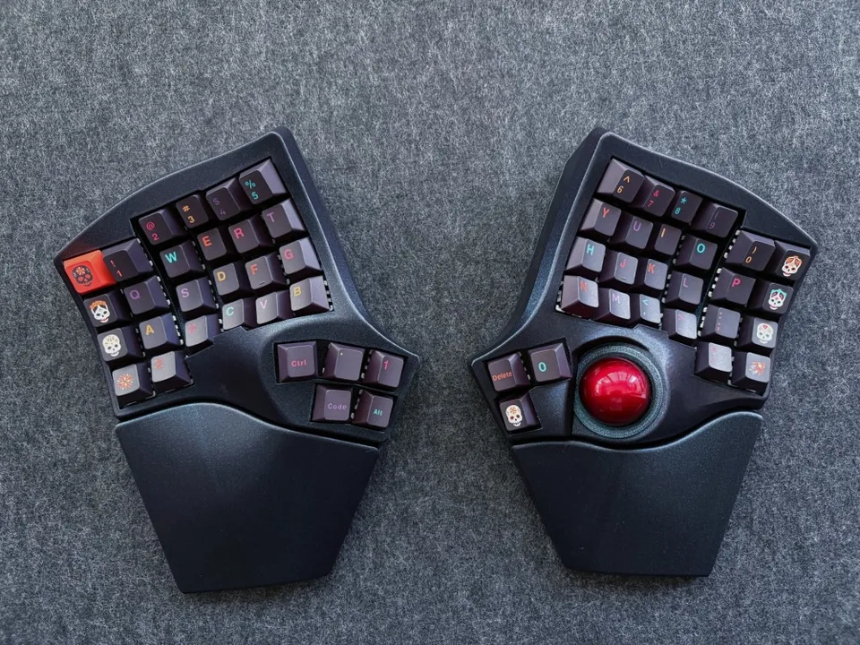 カスタムワイヤレス分割キーボードキット Charybdis MK2 パームレスト