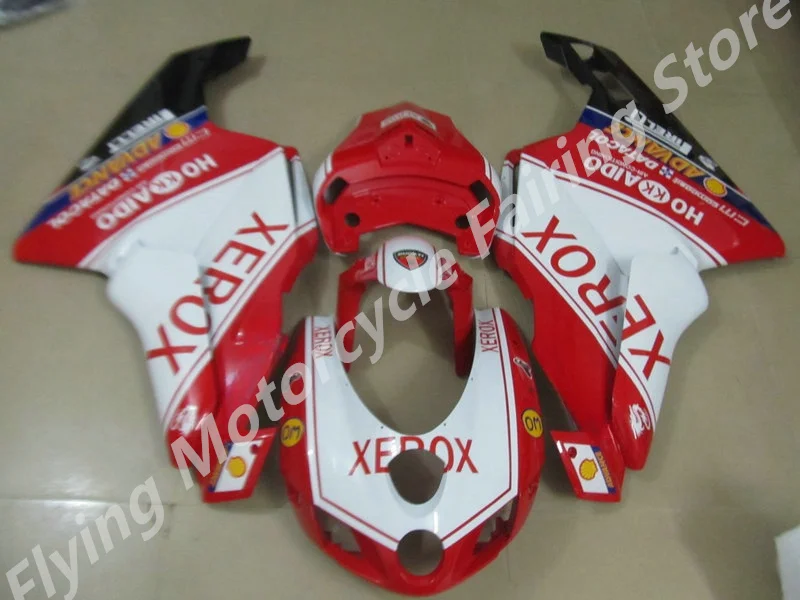 New ABS Injection Molding Fairings Kits Fit For 749 999 2003-2004 Bodywork Set white red black DUCATI 749 999 2003-2004